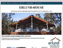 Tablet Screenshot of erlund-house.com